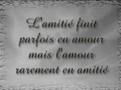 l'amiti&eacute;