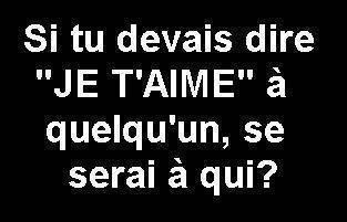 l'amour